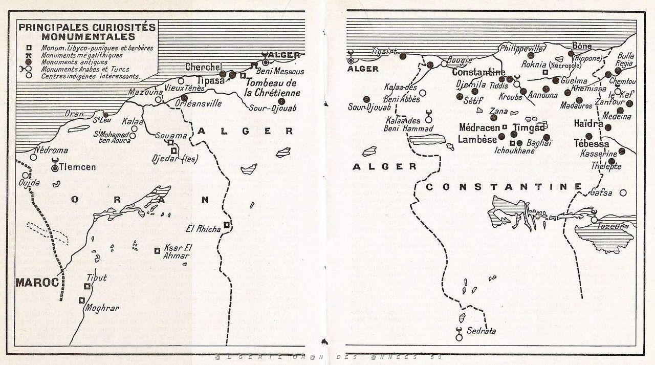 Plan des curiosites monumentales d'Algerie.jpg